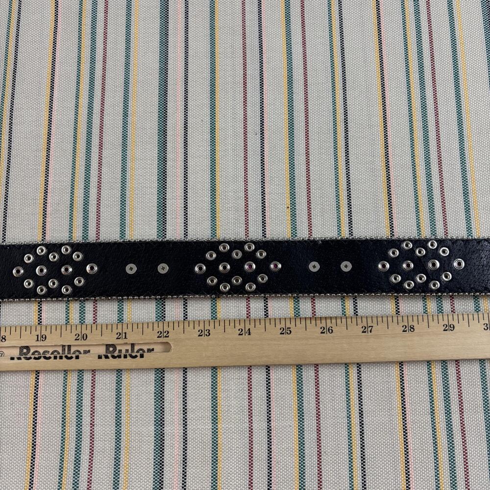 Wholesale By ATLAS Belt Womens Large Black Rhinestone Western Bling Studded - Picture 12 of 16